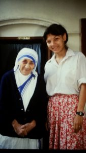 Reggie Littlejohn and Mother Teresa in 1987