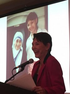 Littlejohn spoke about her experience working with Mother Teresa